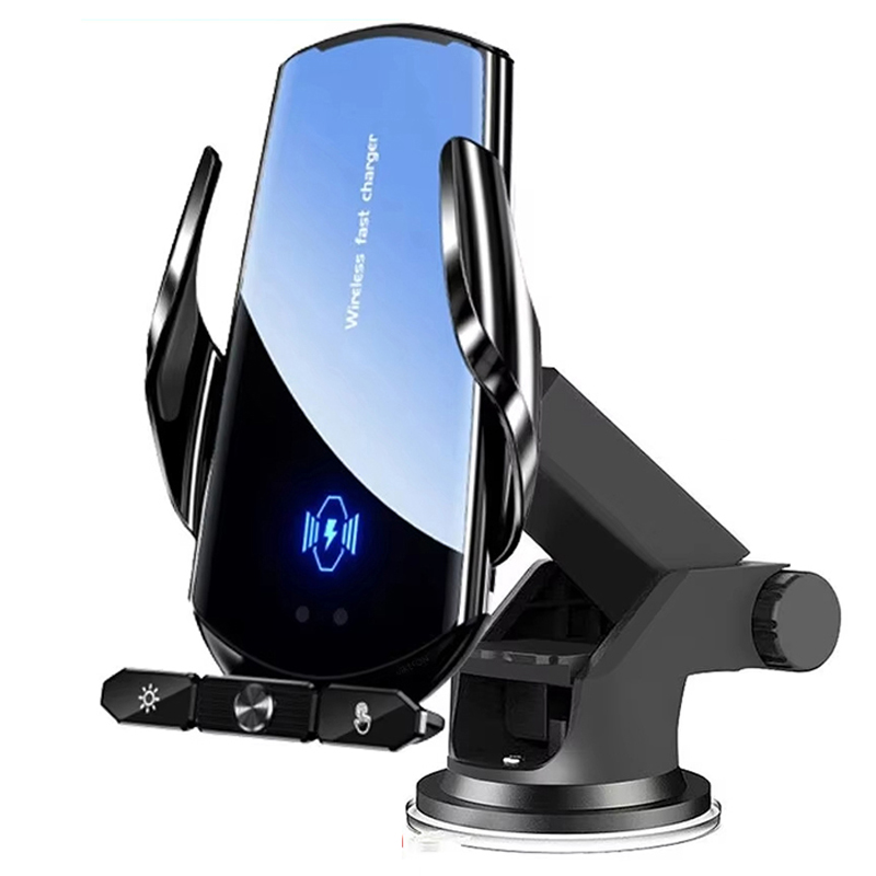 Wireless Car Charger Mount Fast Charging - سيارة شاحن لاسلكي المغناطيسي محطة شحن