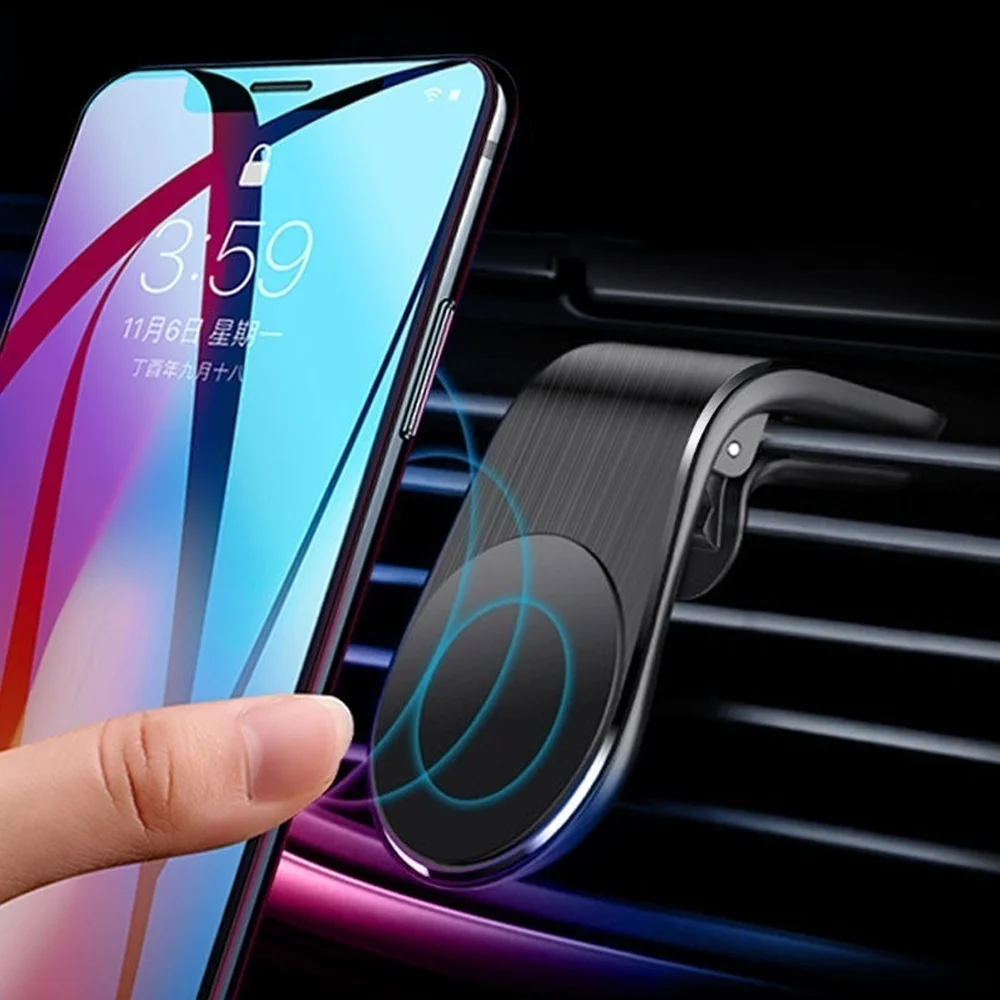 Magnetic Phone Holder For Car Vent - حامل هاتف مغناطيسي للسيارة، حامل صغير
