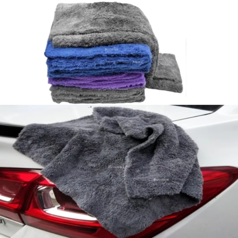 Microfiber Car Drying Towel Super Absorbent - 350GSM 40X40CM غسيل السيارات منشفة من