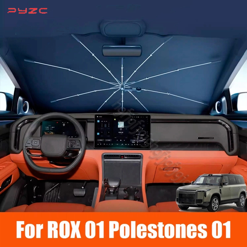 Car Sunshade Windshield Umbrella Foldable - ل ROX 01 Polestones 01 سيارة