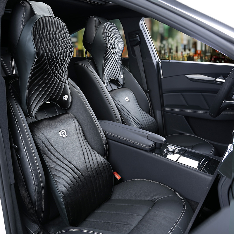 Memory Foam Car Neck Pillow Lumbar Support - الذاكرة رغوة سيارة وسادة مجموعة قسط