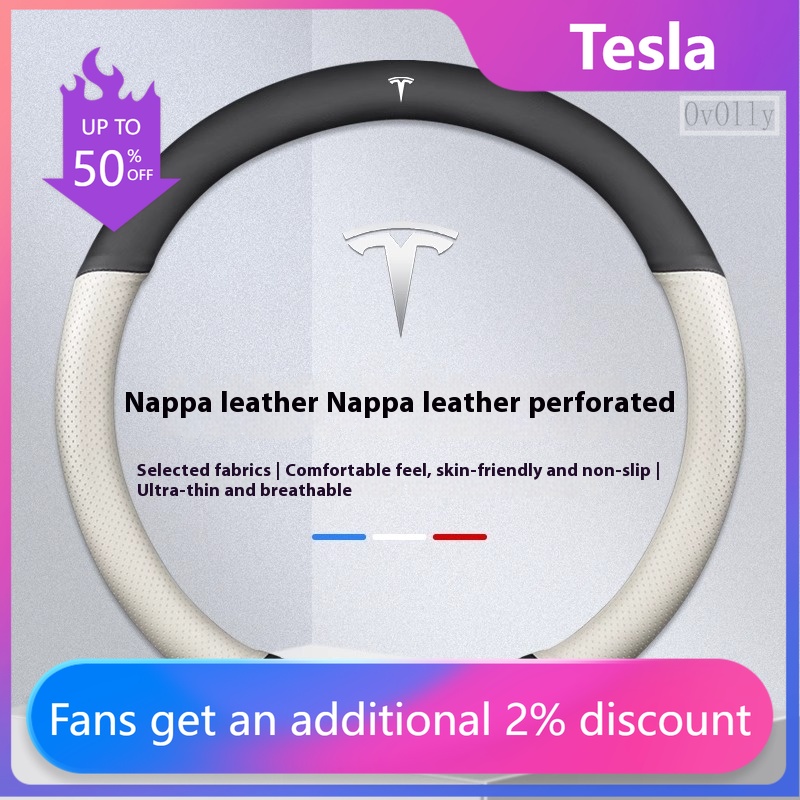 Car Steering Wheel Cover Anti Slip Breathable - الجلد المدبوغ المضادة للانزلاق الجلود غطاء