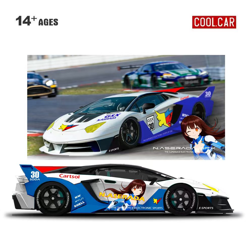 Car Electronics - نموذج سيارة رياضية إلكترونية GTEVO Superrace