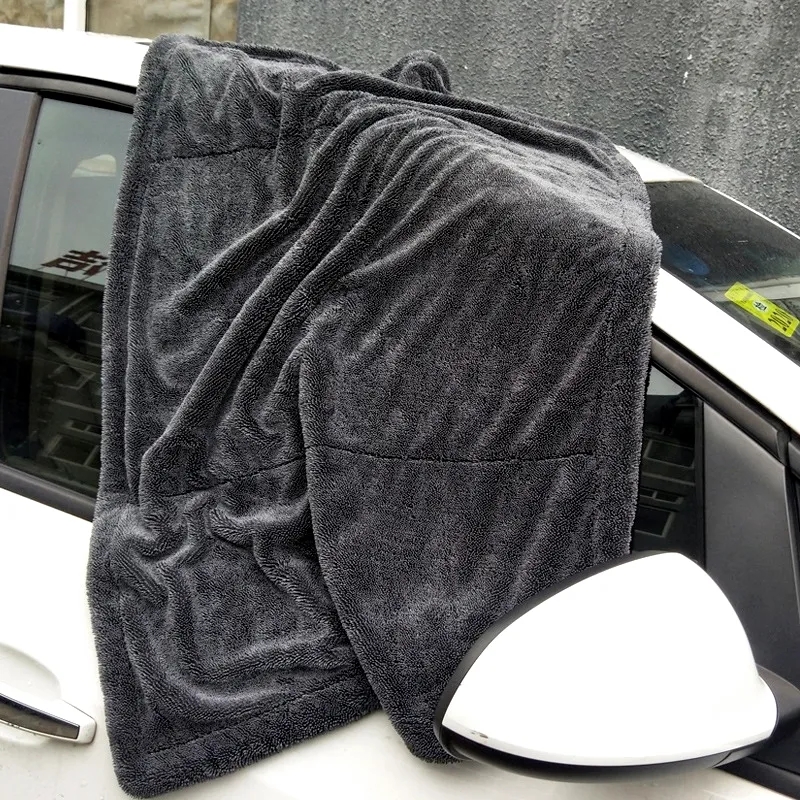 Microfiber Car Drying Towel Super Absorbent - ستوكات غسيل السيارات المناشف التجفيف المزدوج