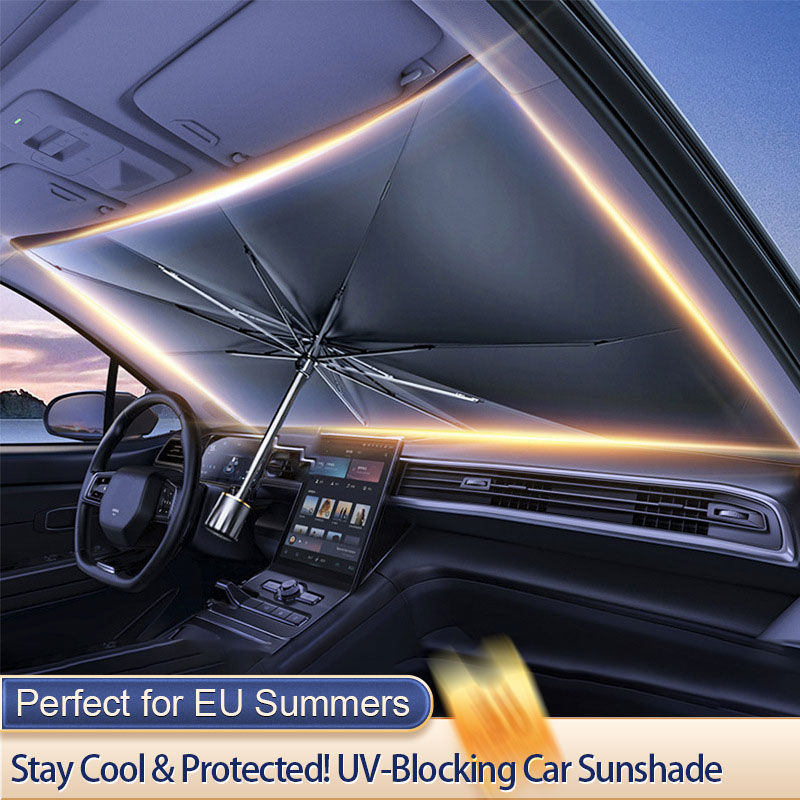 Car Sunshade Windshield Umbrella Foldable - مظلة السيارة مظلة الزجاج الأمامي الشمس