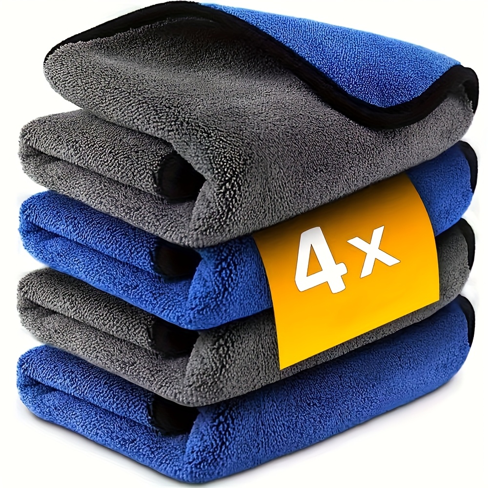 Microfiber Car Drying Towel Super Absorbent - 1-10 قطع مناشف تنظيف السيارات من