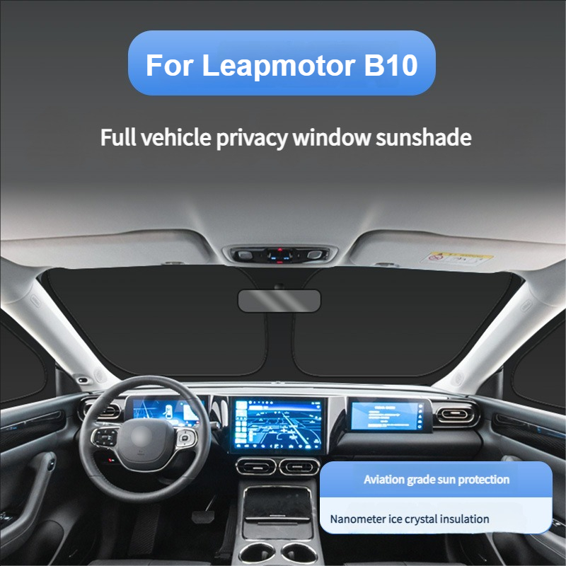 Car Sunshade Windshield Umbrella Foldable - مظلة شمسية للسيارة لـ Leapmotor B10،