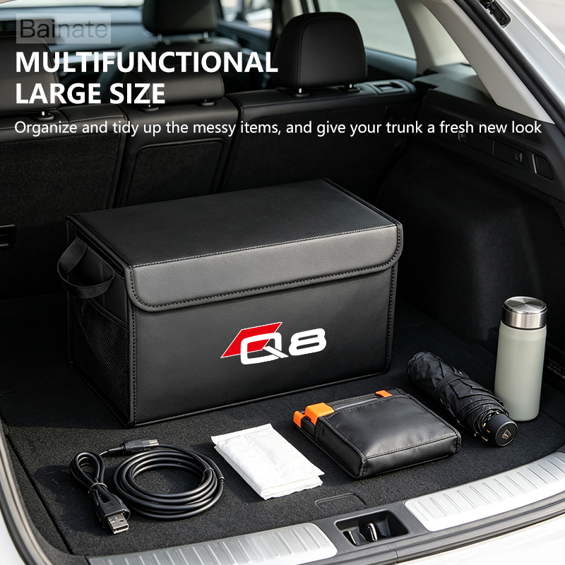 Car Trunk Organizer Foldable Storage Box - صندوق تخزين لصندوق السيارة لأودي Q8