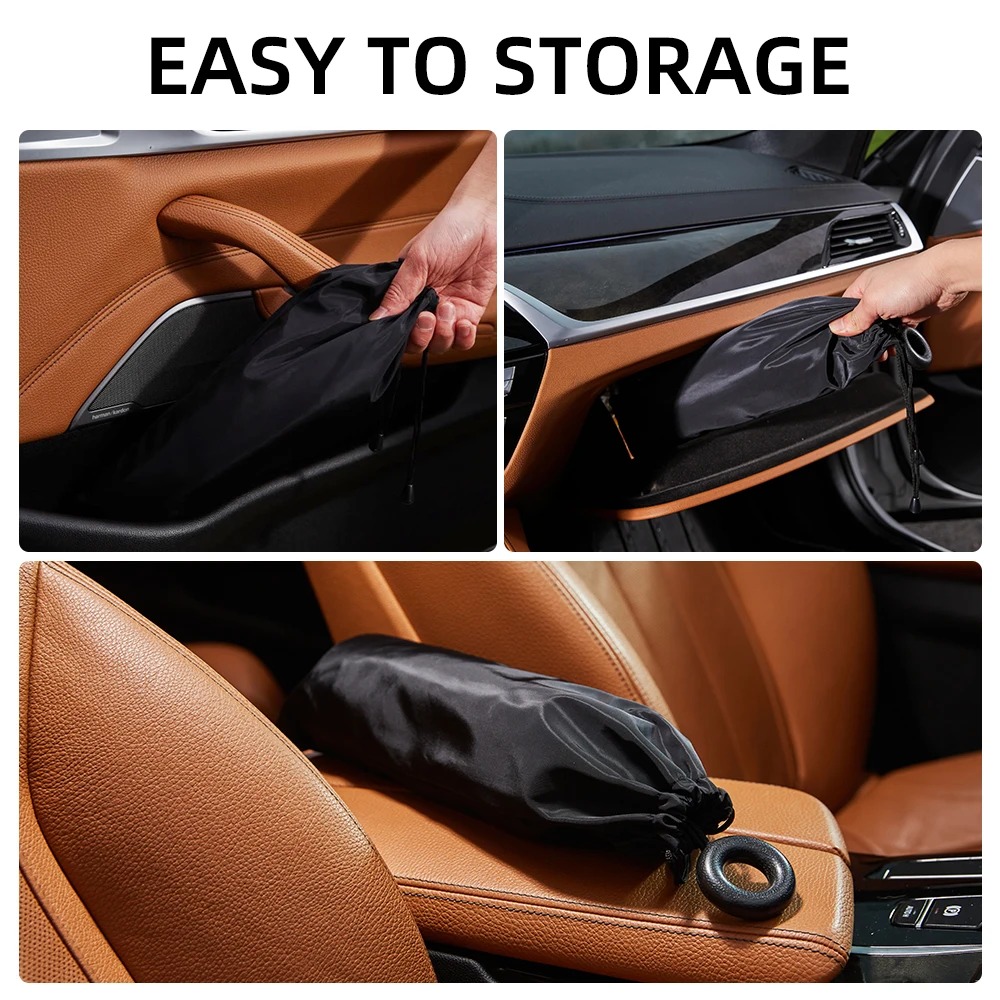 واقي أمامي للسيارة مضاد للأشعة - مراجعة Car Sunshade Windshield Umbrella Foldable وسعره