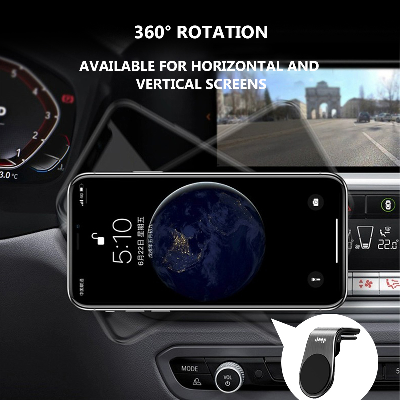مشبك تنفيس هواء مغناطيسي للسيا - مراجعة Magnetic Phone Holder For Car Vent وسعره