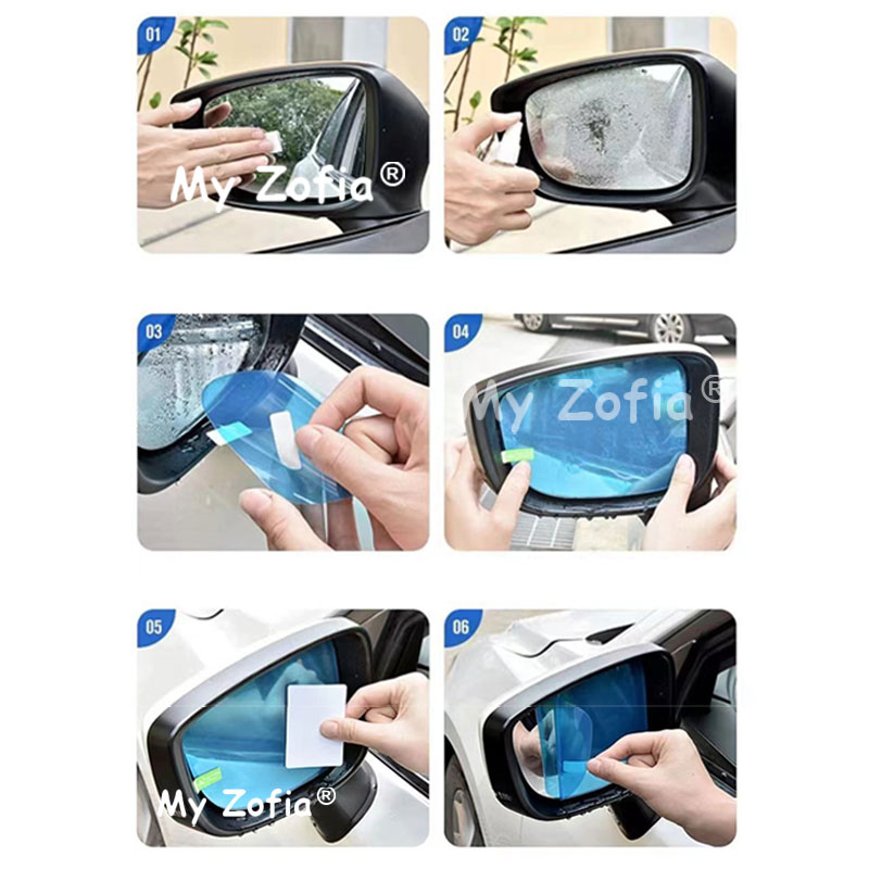 فيلم حماية مرآة السيارة الخلفي - مراجعة Anti Glare Car Rearview Mirror Film وسعره