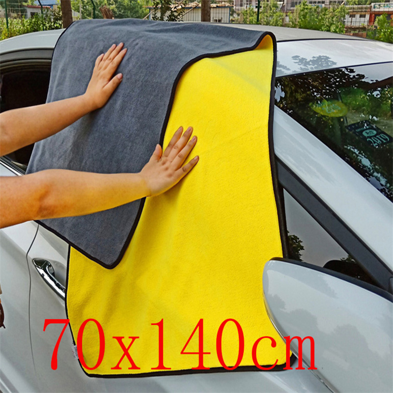 كبير غسيل السيارات منشفة من ال - مراجعة Microfiber Car Drying Towel Super Absorbent وسعره