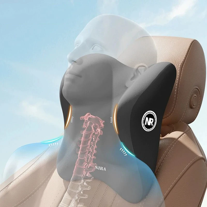 سيارة رغوة الذاكرة مسند الرأس  - مراجعة Memory Foam Car Neck Pillow Lumbar Support وسعره