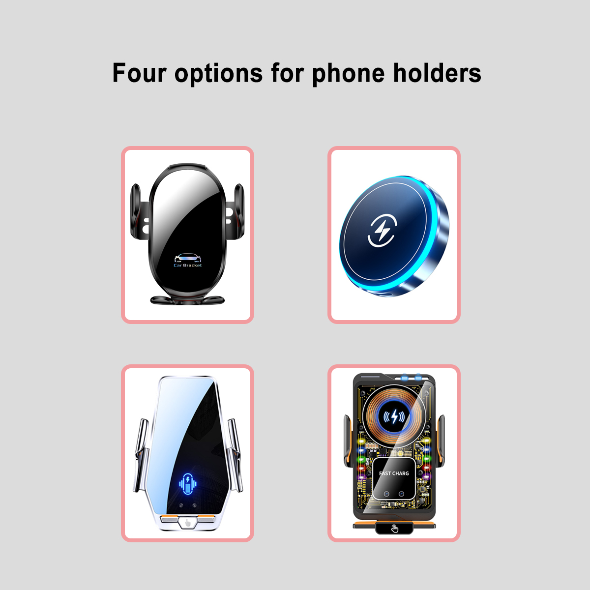 حامل هاتف للسيارة يثبت على فتح - مراجعة Magnetic Phone Holder For Car Vent وسعره
