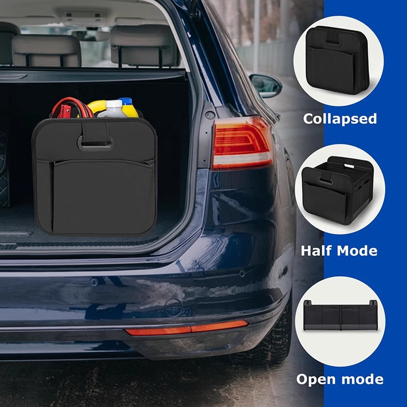 صندوق تخزين قابل للطي ومحمول ل - مراجعة Car Trunk Organizer Foldable Storage Box وسعره
