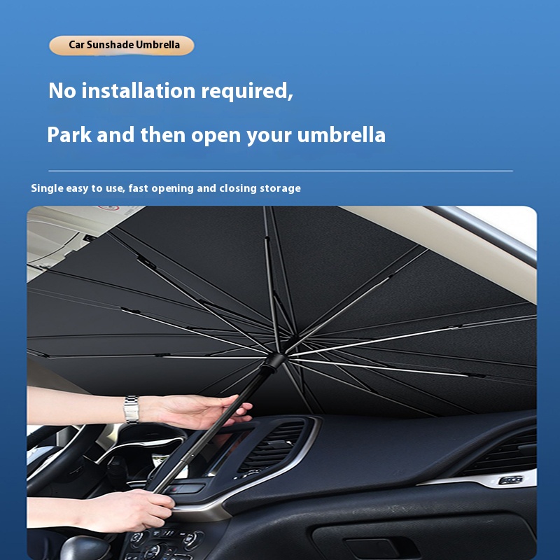 ل ROX 01 Polestones 01 سيارة 2 - مراجعة Car Sunshade Windshield Umbrella Foldable وسعره