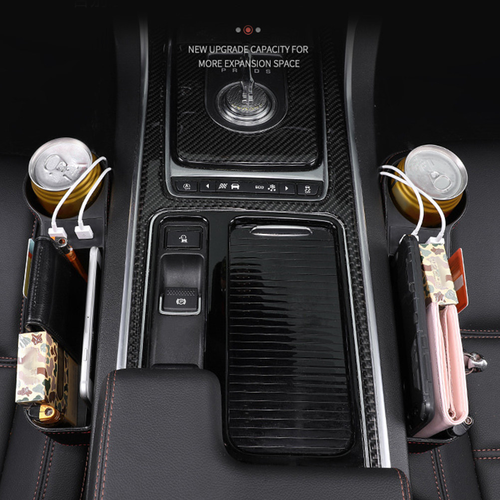 صندوق تخزين لفجوة مقعد السيارة - مراجعة Seat Gap Filler Organizer With Usb Charger وسعره