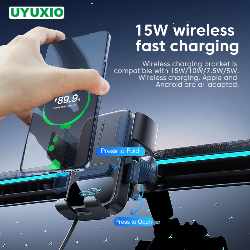 UYUXIO تنفيس الهواء سنادات بال - مراجعة Magnetic Phone Holder For Car Vent وسعره