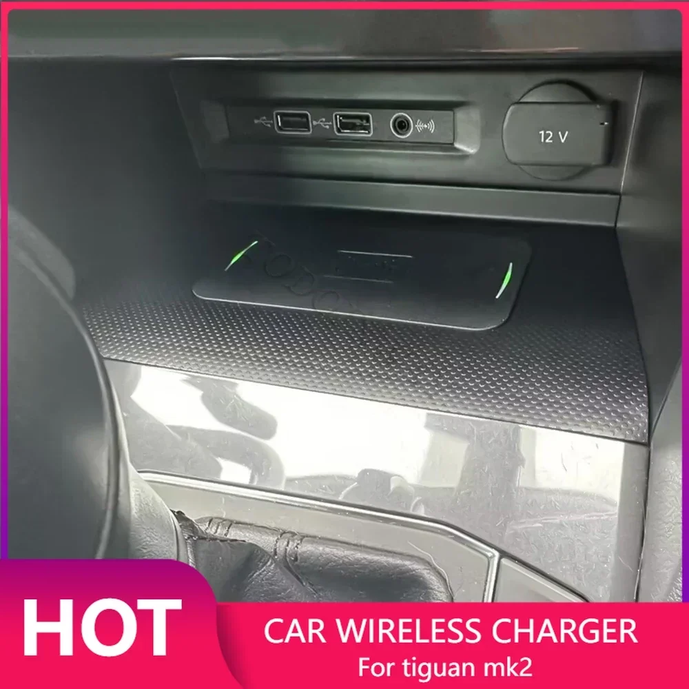 شاحن لاسلكي للسيارة لفولكس واج - مراجعة Wireless Car Charger Mount Fast Charging وسعره