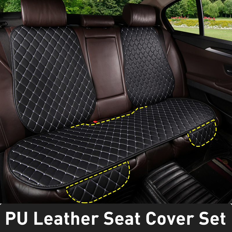 أغطية مقاعد سيارة كاركل من الج - مراجعة Leather Car Seat Covers Full Set Universal وسعره