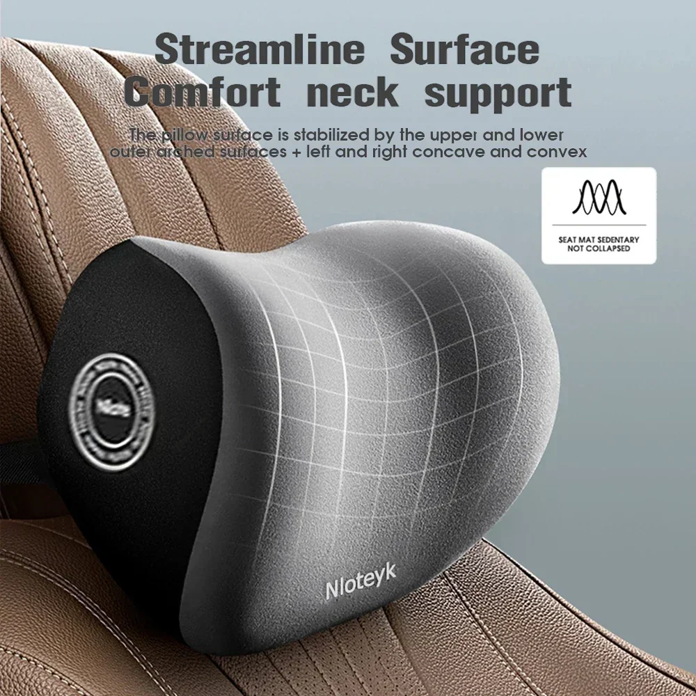 وسادة رقبة جديدة للسيارة من ال - مراجعة Memory Foam Car Neck Pillow Lumbar Support وسعره