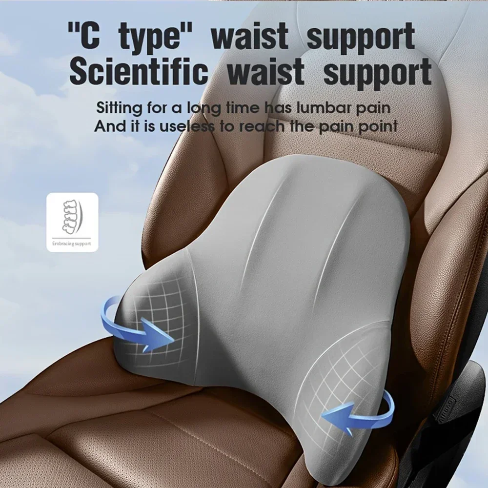 وسادة رقبة جديدة للسيارة من ال - مراجعة Memory Foam Car Neck Pillow Lumbar Support وسعره