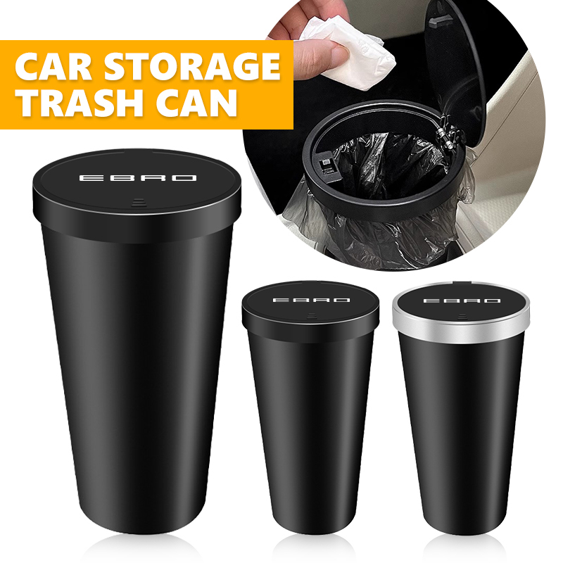 سلة مهملات صغيرة للسيارة مقاوم - مراجعة Waterproof Car Trash Can With Lid وسعره
