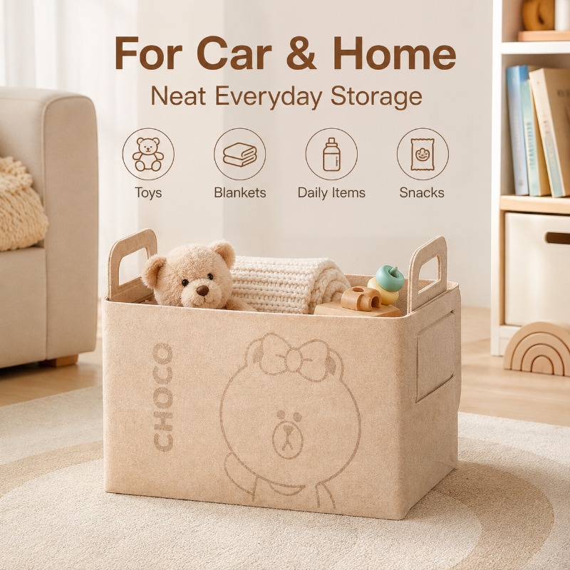 سلة تخزين كبيرة من اللباد بسعة - مراجعة Car Trunk Organizer Foldable Storage Box وسعره