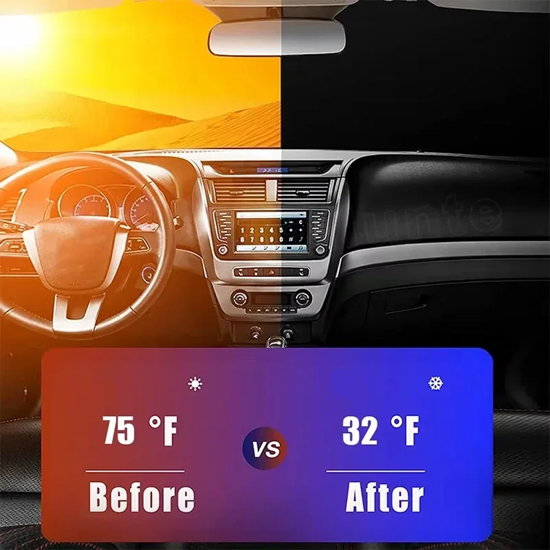 غطاء واقي من الشمس للزجاج الأم - مراجعة Car Sunshade Windshield Umbrella Foldable وسعره