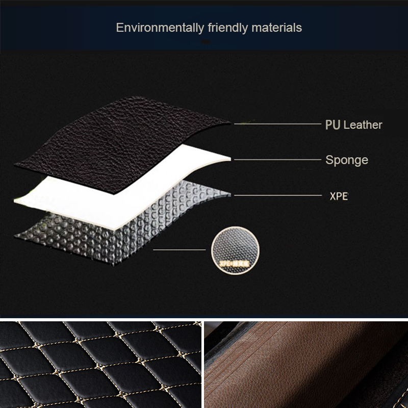 5 قطع من سجاد أرضية السيارة من - مراجعة Car Floor Mats Universal Waterproof Leather وسعره