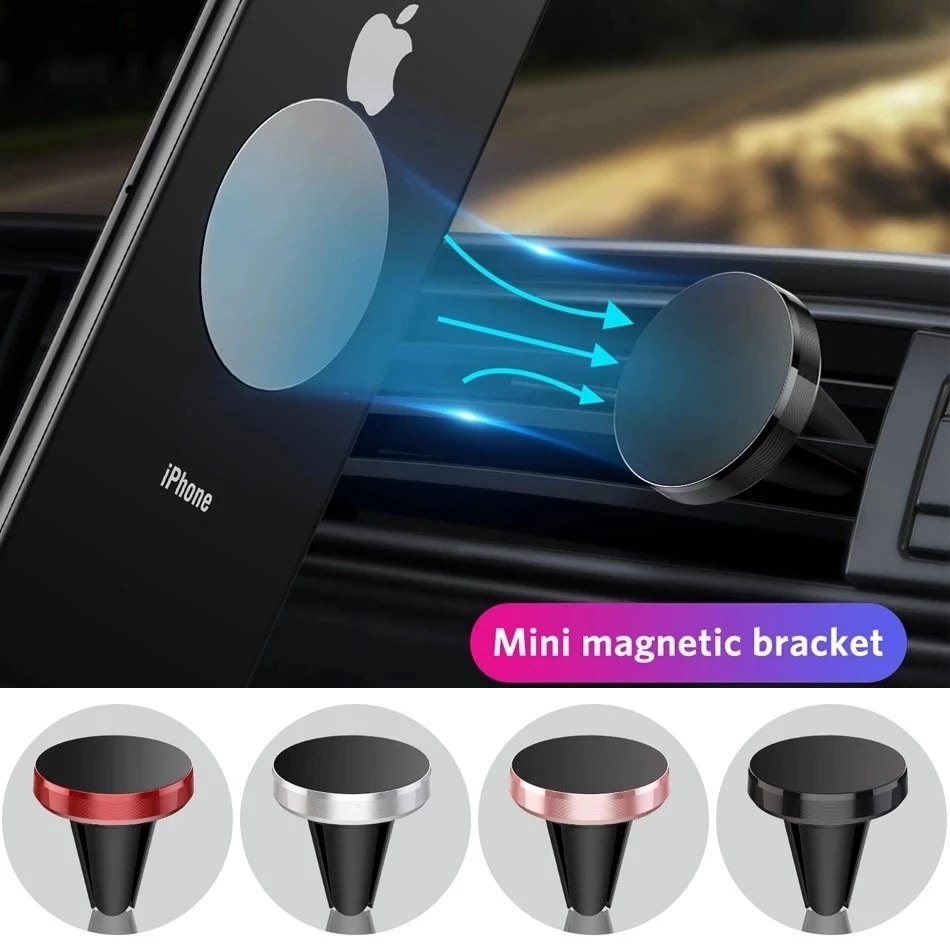 حامل هاتف مغناطيسي عالمي للسيا - مراجعة Magnetic Phone Holder For Car Vent وسعره