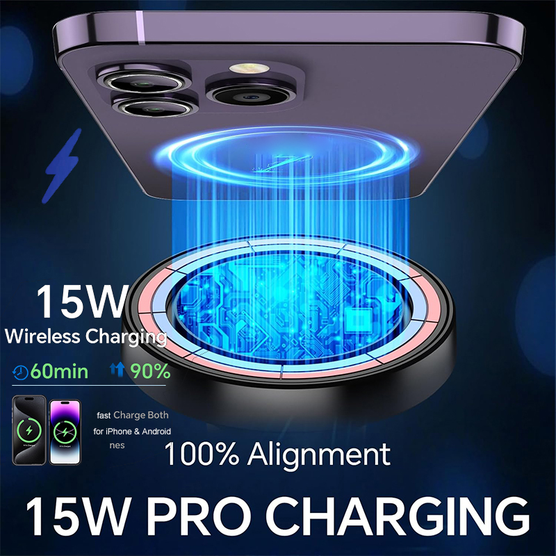 UYUXIO 15 واط شحن سريع الزجاج  - مراجعة Wireless Car Charger Mount Fast Charging وسعره