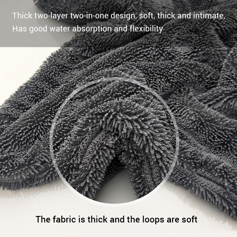 منشفة غسيل السيارات من الألياف - مراجعة Microfiber Car Drying Towel Super Absorbent وسعره