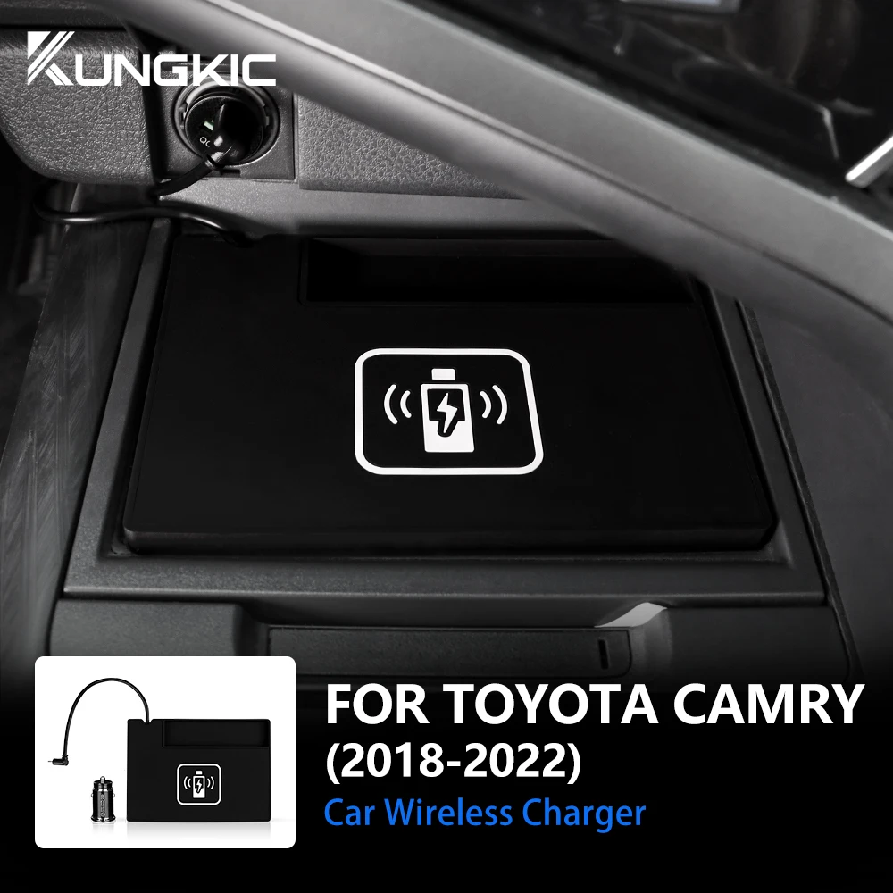 شاحن لاسلكي للسيارة لتويوتا كا - مراجعة Wireless Car Charger Mount Fast Charging وسعره