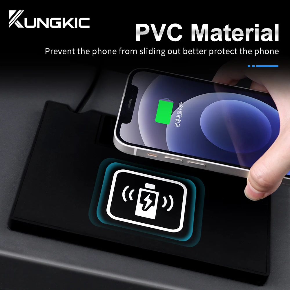 شاحن لاسلكي للسيارة لتويوتا كا - مراجعة Wireless Car Charger Mount Fast Charging وسعره