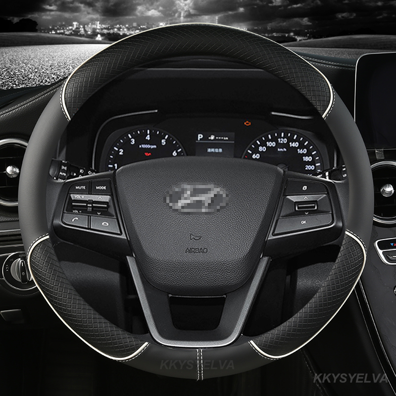 ستوكات الجلود غطاء عجلة القياد - مراجعة Car Steering Wheel Cover Anti Slip Breathable وسعره