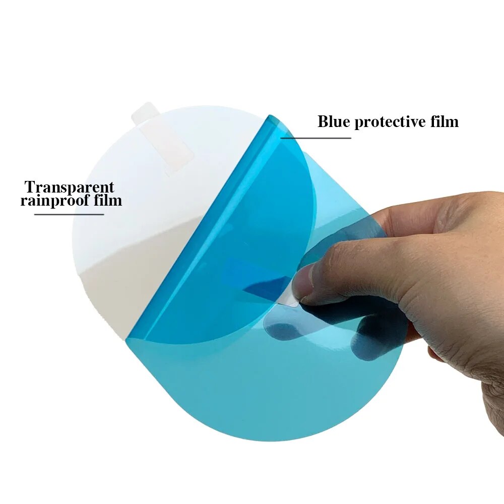 قطعتان من غطاء مرآة الرؤية الخ - مراجعة Anti Glare Car Rearview Mirror Film وسعره