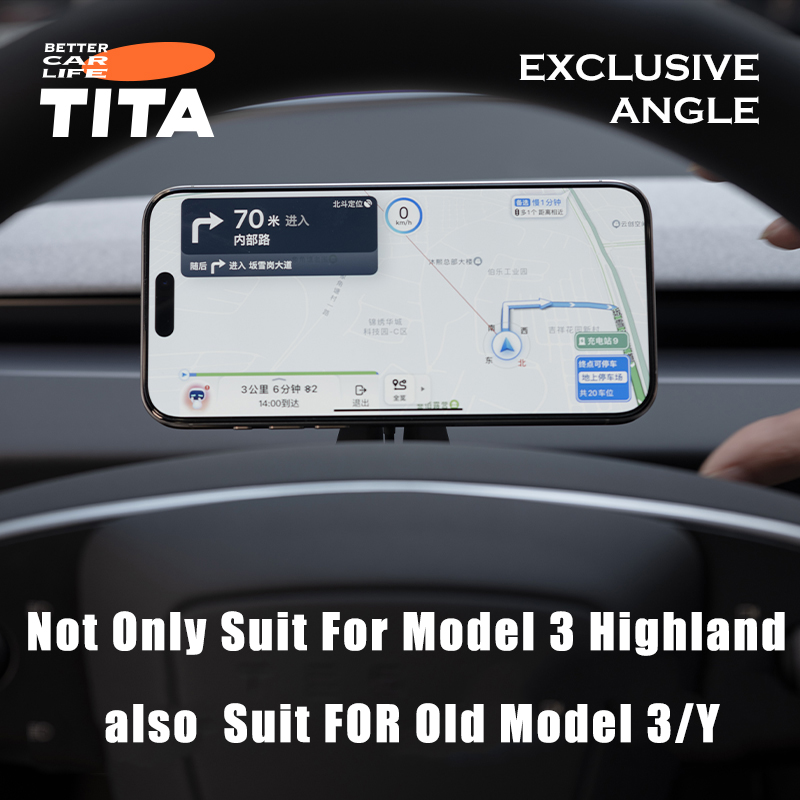 Tita 15 واط شاحن سيارة لاسلكي  - مراجعة Magnetic Phone Holder For Car Vent وسعره