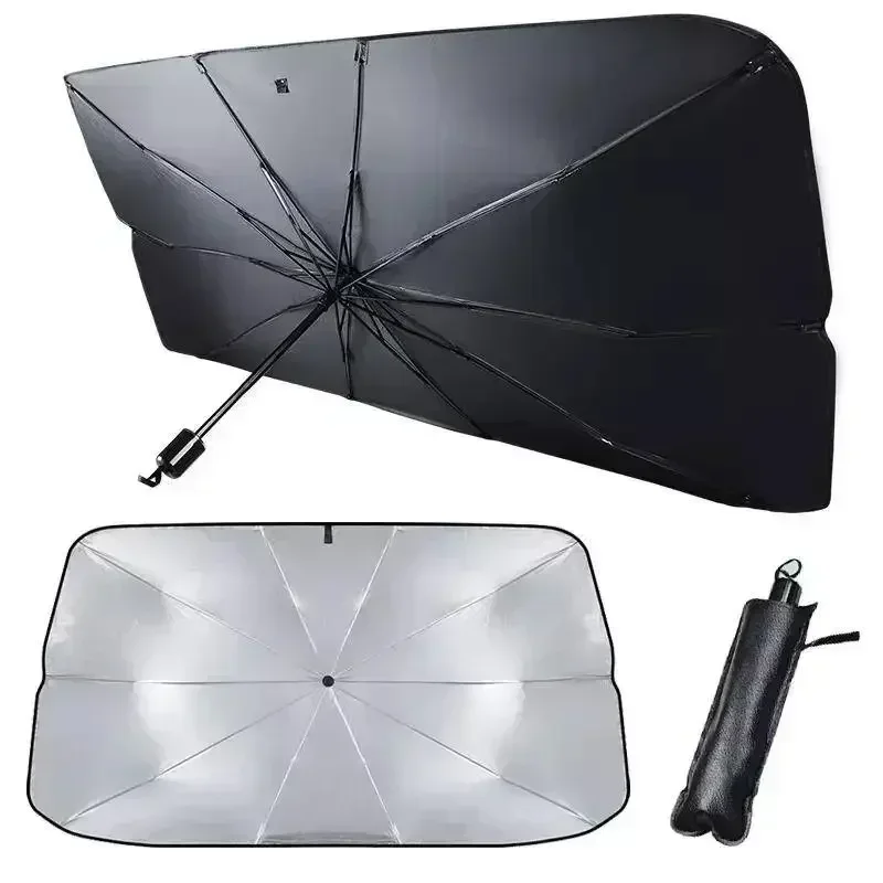 مظلة واقية من الشمس قابلة للطي - مراجعة Car Sunshade Windshield Umbrella Foldable وسعره