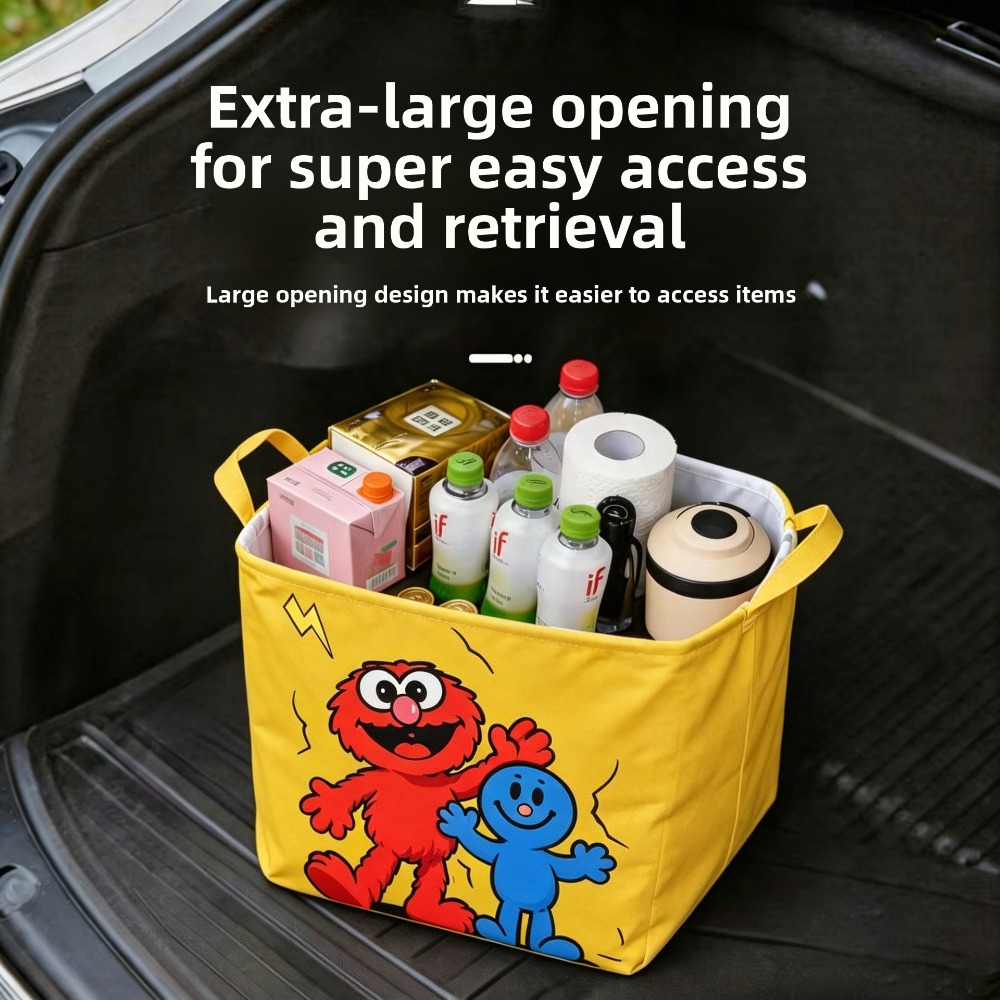 صندوق تخزين قابل للطي لصندوق ا - مراجعة Car Trunk Organizer Foldable Storage Box وسعره