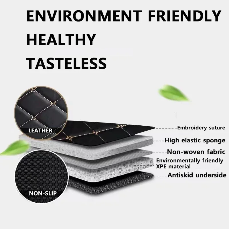 الحصير سيارة جلدية لسيارة جيب  - مراجعة Car Floor Mats Universal Waterproof Leather وسعره