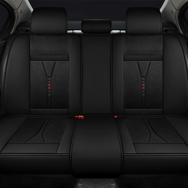 أغطية مقاعد سيارة جلدية كاملة  - مراجعة Leather Car Seat Covers Full Set Universal وسعره