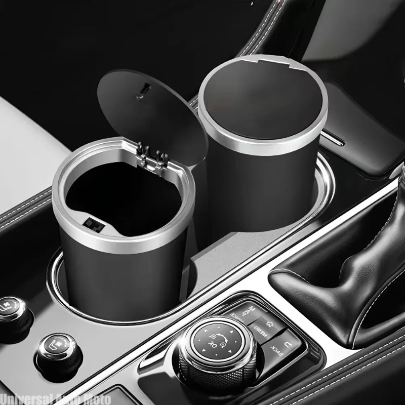 سلة قمامة صغيرة للسيارة مصنوعة - مراجعة Waterproof Car Trash Can With Lid وسعره