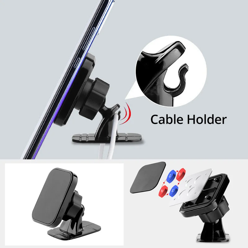 حامل سيارة مغناطيسي لهاتف iPho - مراجعة Magnetic Phone Holder For Car Vent وسعره