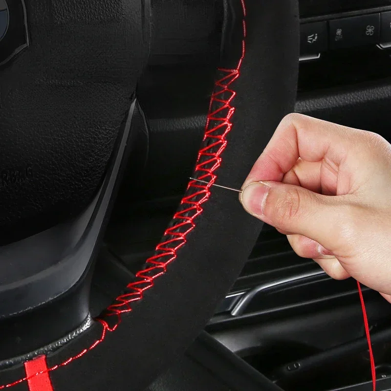 العالمي 38 سنتيمتر عجلة توجيه  - مراجعة Car Steering Wheel Cover Anti Slip Breathable وسعره