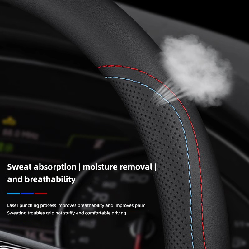 قطعة واحدة من غطاء عجلة القياد - مراجعة Car Steering Wheel Cover Anti Slip Breathable وسعره