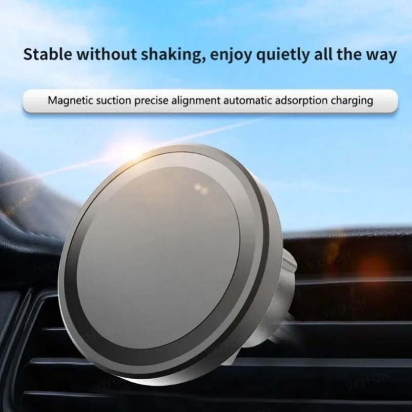 سيارة 15 واط المغناطيسي شاحن ل - مراجعة Magnetic Phone Holder For Car Vent وسعره